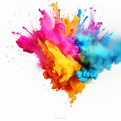 paint abstract powder explosion motion colors holi burst splashing textured explode dust art smoke splat