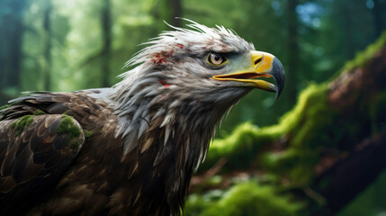 Obraz premium White-tailed eagle. Scientific name: Haliaeetus albcilla
