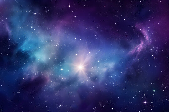 starry night sky with stars and space dust in the universe. beautiful galaxy background