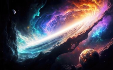 sky galaxy nebula wallpaper background