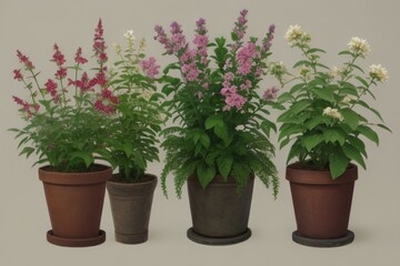 Fototapeta na wymiar flower in pots