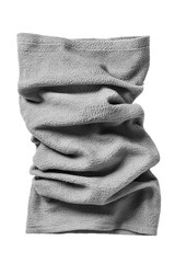 Fleece tube scarf isolated