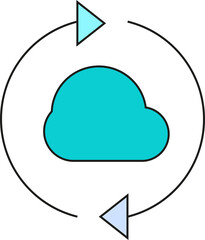Cloud Backup Icon
