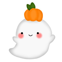 halloween ghost, doll, cute, cartoon, halloween, element