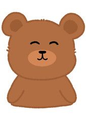 Super cute bear expression, icon, element, bear, cute, cartoon