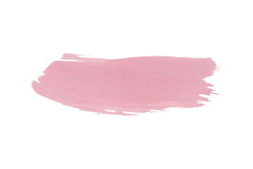 Pink watercolor background. Artistic hand paint. Isolated on transparent background.