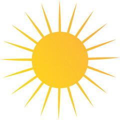Sun Icon Illustration
