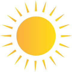 Sun Icon Illustration
