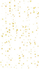 Magic stars vector overlay.  Gold stars scattered