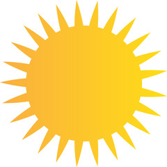 Sun Icon Illustration
