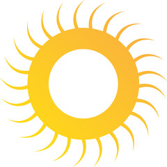 Sun Icon Illustration
