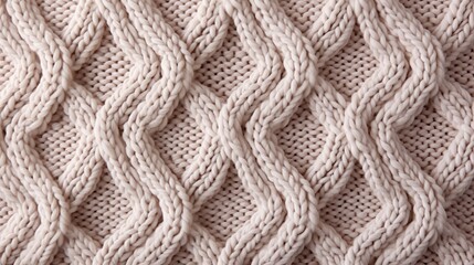 Light rose Knitted Wool Closeup Background. Knitted Texture. Knit Fabric Texture, Wool Knitted pattern