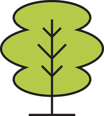 Tree Icon Illustration
