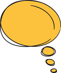 Doodle Comic Speech Bubble
