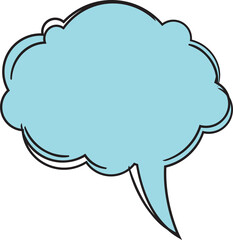 Doodle Comic Speech Bubble
