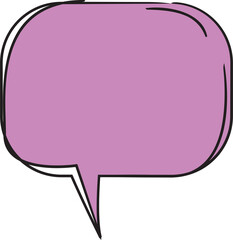 Doodle Comic Speech Bubble
