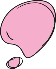 Doodle Comic Speech Bubble

