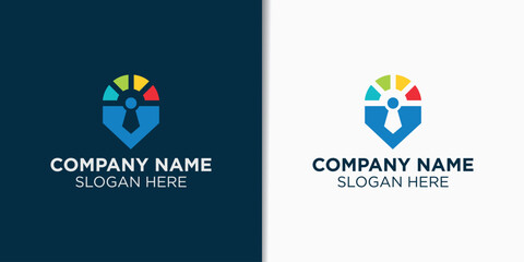 digital jobs logo design vector