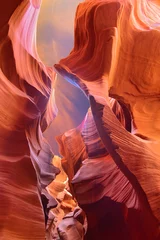 Schilderijen op glas antelope canyon arizona near page usa - abstract and breathtaking background © emotionpicture