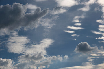 abstract sky and clouds background