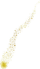 Big shooting stars illustration