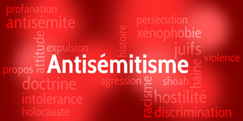 Nuage de Mots Antisémitisme v7
