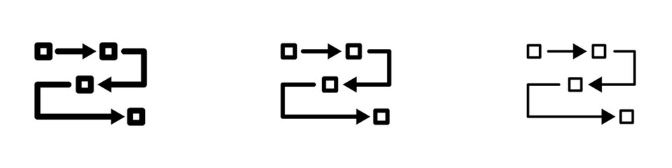 Methodology vector illustration set for UI designs.