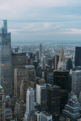 Fototapeta na wymiar New York city seen from the Empire State Building