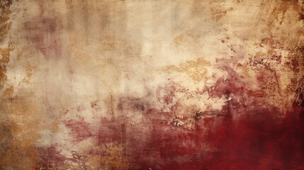 Vintage Grunge Style Background with Rich Earth Tones and Textured Layers