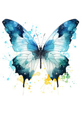 Graceful Butterfly Calligraphy Painting,Calligraphy art style