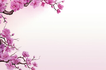 Fototapeta premium Radiant Orchid: Asian Calligraphy,Calligraphy art style