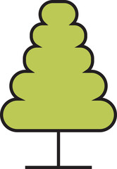 Tree Icon Illustration
