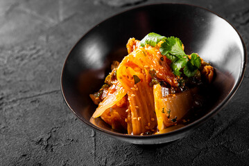 Kimchi of the Chinese cabbage in bowl