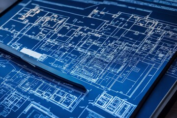 blueprint of the house