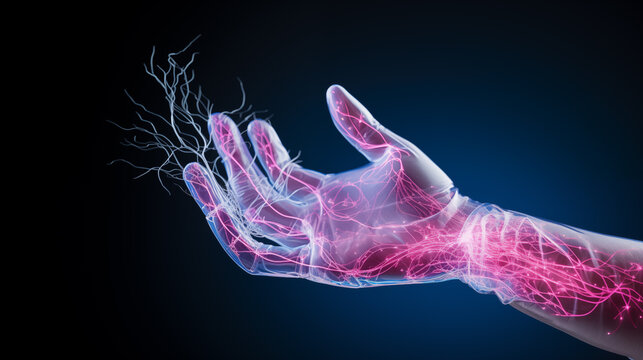 hand with x ray