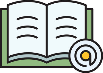 Book and Address Icon
