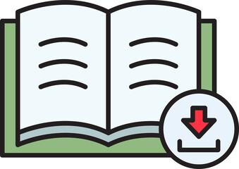 Book and Download Icon
