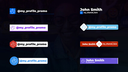 Social Media Lower Thirds