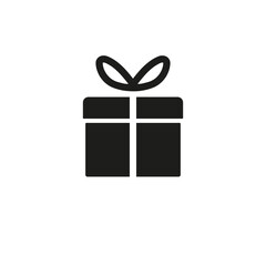 Present gift box icon. Vector isolated elements. Christmas gift icon illustration vector symbol. Surprise present linear design. Stock vector. - 690945357
