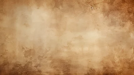 Fototapeten Abstract beige grunge background with old faded texture .old paper texture background.AI Generative  © lucky