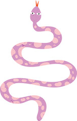 Cute Snake Animal safari element PNG