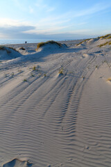 Sandy beach of Baltic sea, Liepaja, Latvia.
