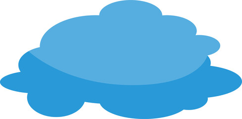 Blue Cloud Icon
