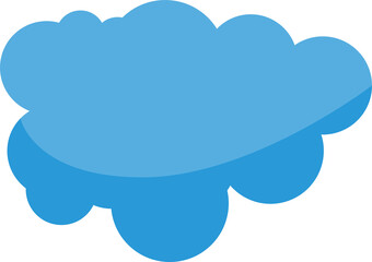 Blue Cloud Icon

