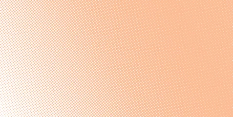 Foto op Canvas Vector gradient peach fuzz  trendy 2024 color comic pop-art halftone background template, texture. Vector illustration Geometric vintage monochrome fade wallpaper. Pop art print. Dotted retro © PATTERN_SPIRIT