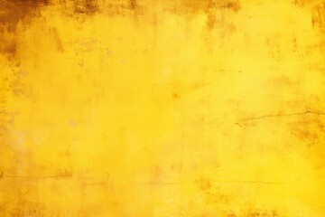 Yellow grungy backdrop, Generative AI 