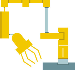 Industrial Robotic Arm Icon

