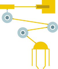 Manufacturing Robot Arm Icon

