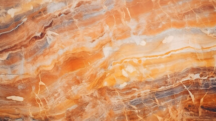 natural texture of stone rustic marble background wallpaper abstract orange yellow brown rock marble. Generative AI.