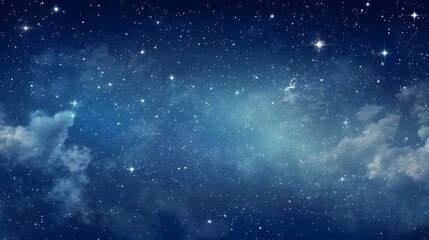 Stars in the night sky 